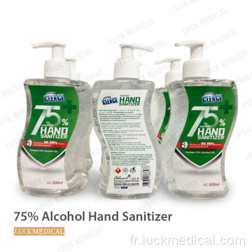 75% d&#39;alcool gel de désinfection pour désinfection pour les mains